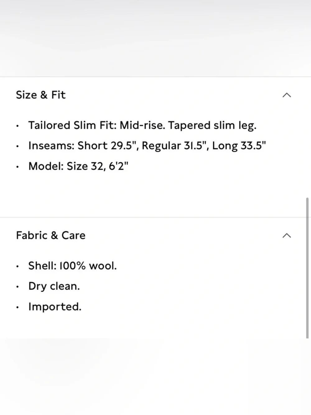 NWT Banana Republic Signature Italian Rustico Charcoal Pant Sz 31 x 32 (#871161)